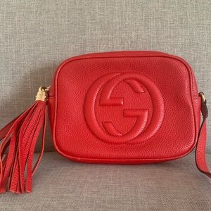 GUCCI Disco Bag in RED
